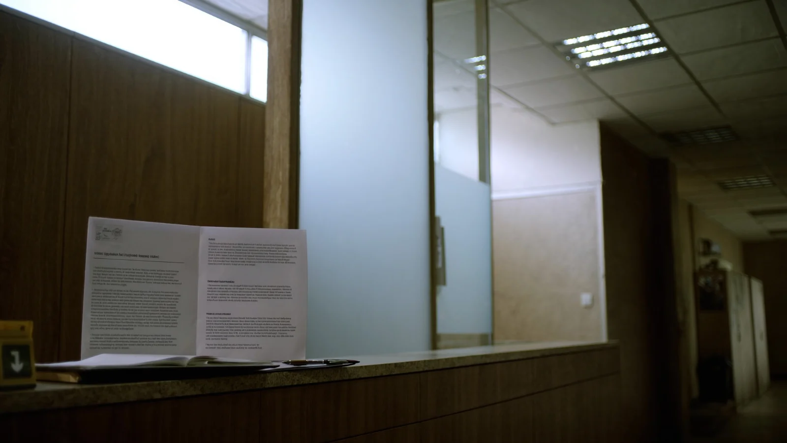 Escritura de doação sendo assinada em cartório de notas