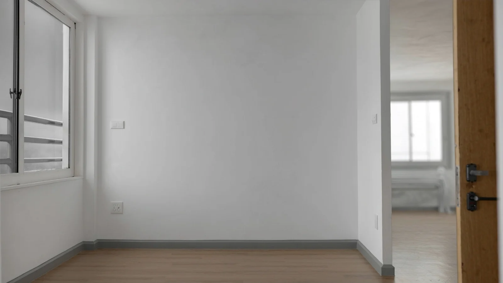 Apartamento vazio após desocupação do inquilino