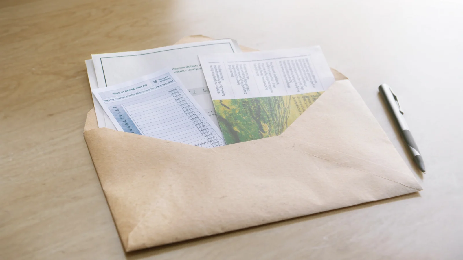 Notificação e documentos de cobrança organizados