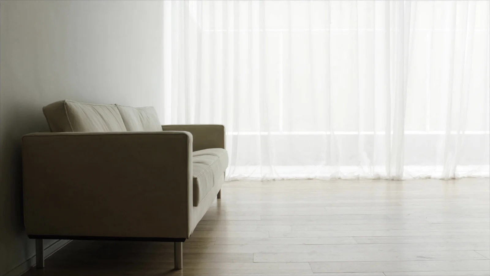 Sala de apartamento residencial tranquila